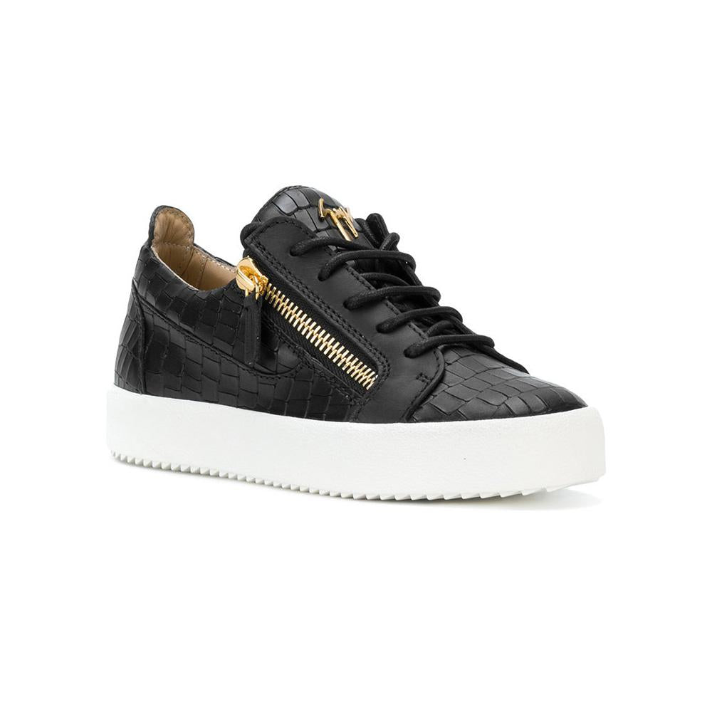 Giuseppe Zanotti Snake London Low-Top Sneakers Women’s White