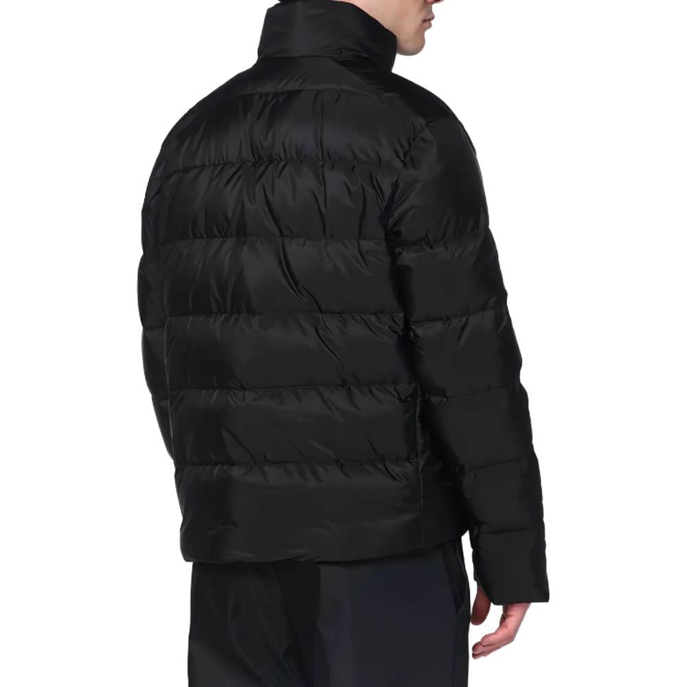 PRADA Classic Triangle Logo Re-Nylon Puffer Jacket Black SGC933 SOOO1WQ9 F0002