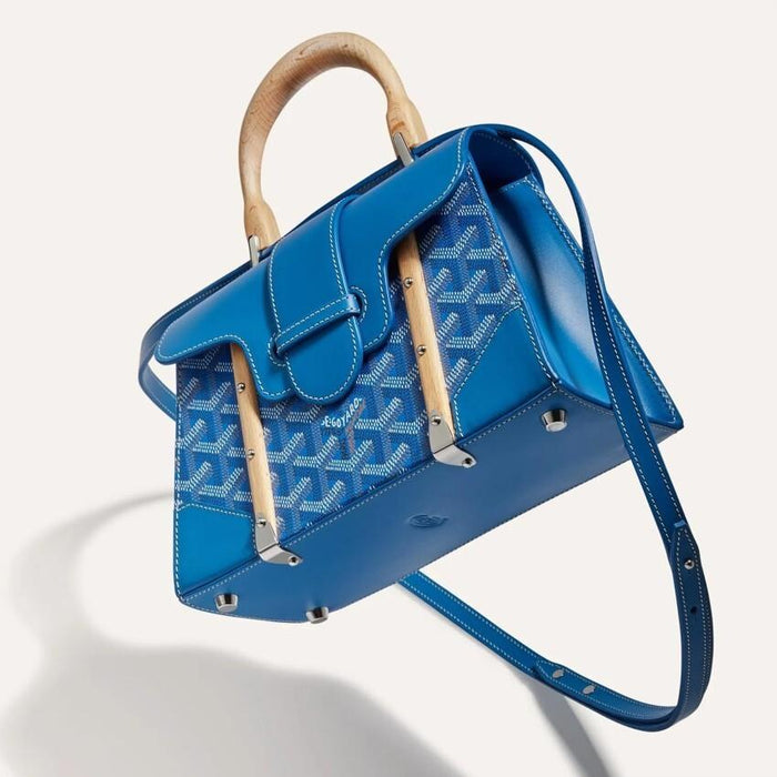 GOYARD Structured Saigon Mini Tote Bag Blue Women’s SAIGR2 MINTY10 CL10