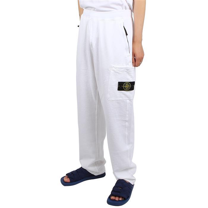 STONE ISLAND Cotton Straight Sweatpants Joggers Black Men’s Pants