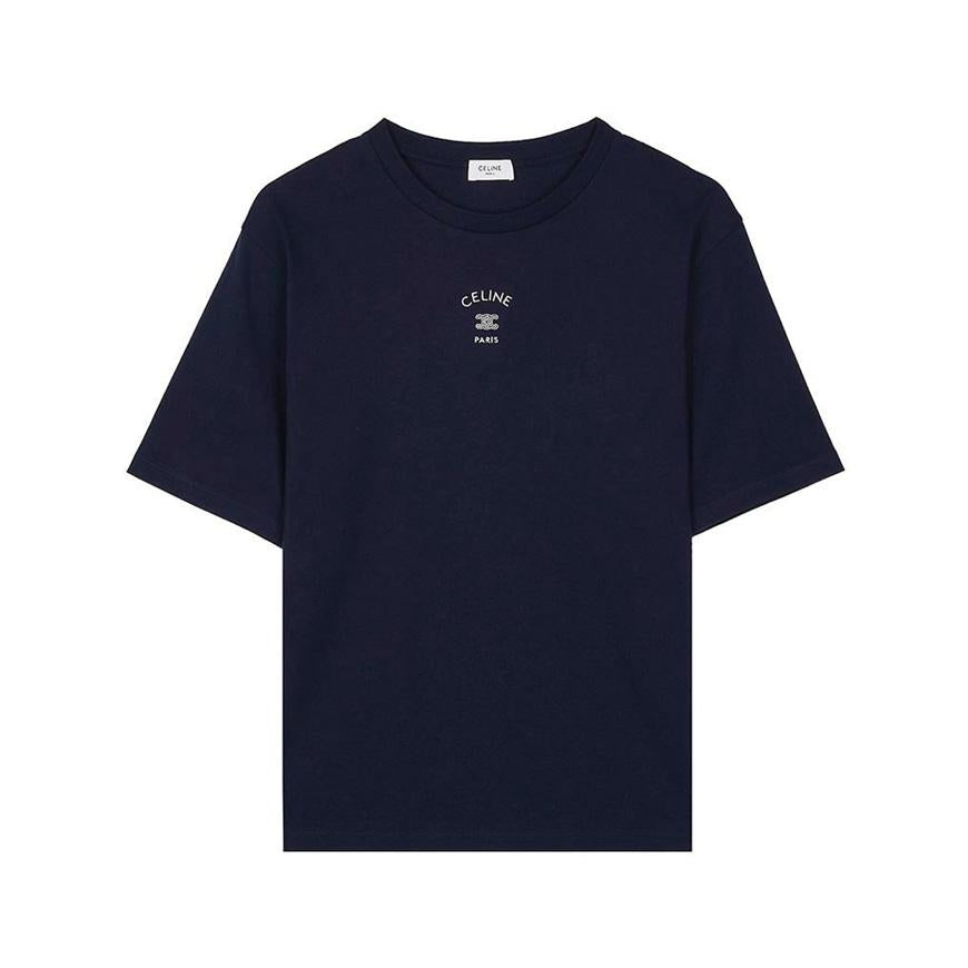CELINE Women’s Cotton Jersey Loose T-Shirt