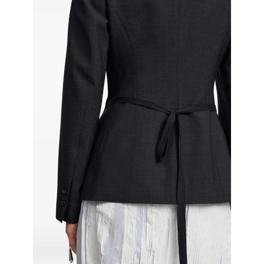 Maison Margiela Wool Blend Blazer Jacket Beige Women’s