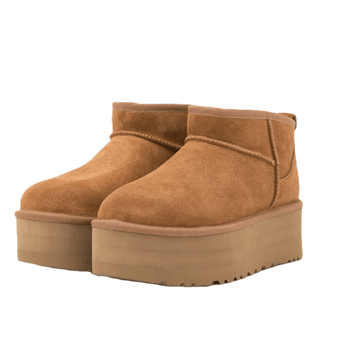 Ugg Classic Ultra Mini Platform Slippers Women Chestnut 1135092