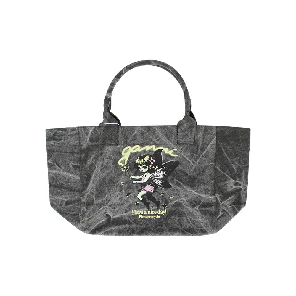 GANNI Fairy Medium Crystal-Embellished Tote Bag B2110088 150