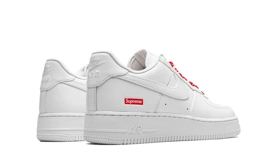 Nike x Supreme Air Force 1 Low White Men's Sneakers CU9225 100