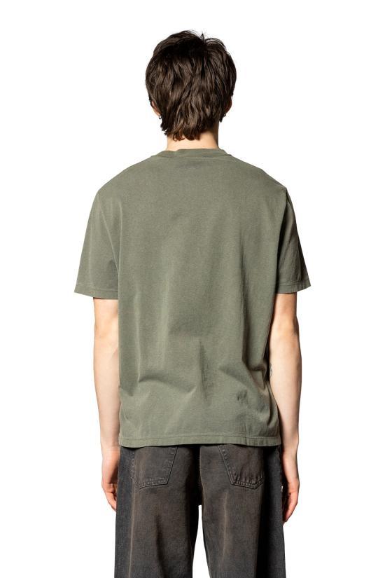 OUR LEGACY Worn Olive Short Sleeve T-Shirt M2266 BW