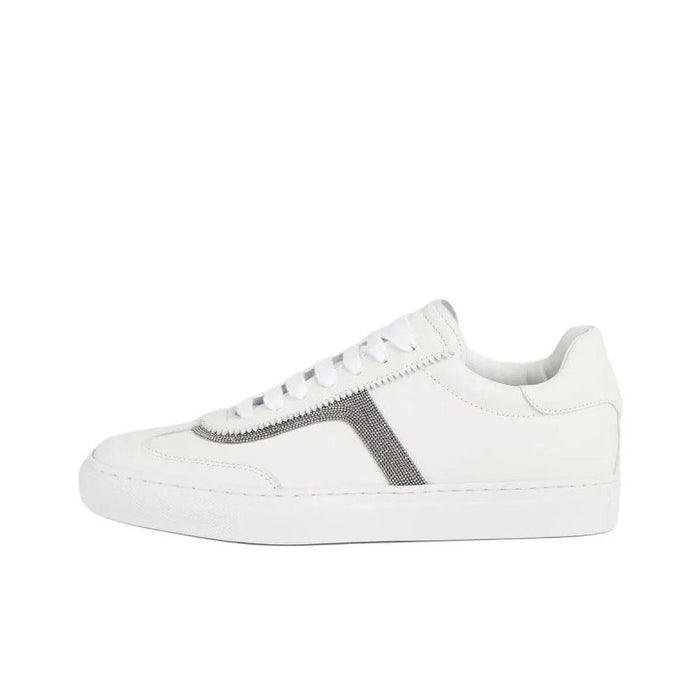 Brunello Cucinelli Monili Leather Low-Top Sneakers for Women