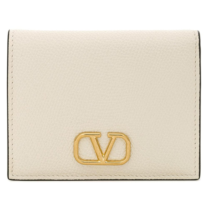 VALENTINO V Logo Signature Compact Bifold Wallet SNPI16