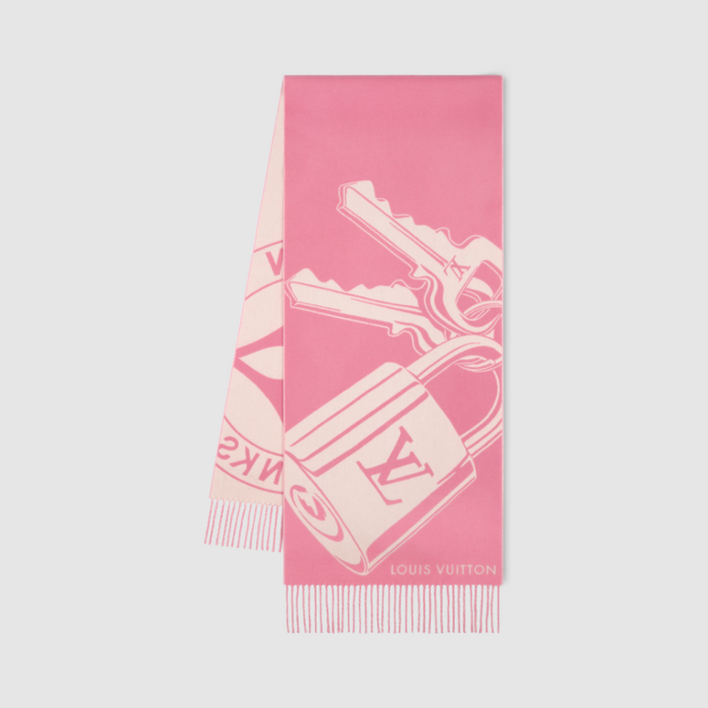Louis Vuitton Rock and Key Scarf Muffler M96823