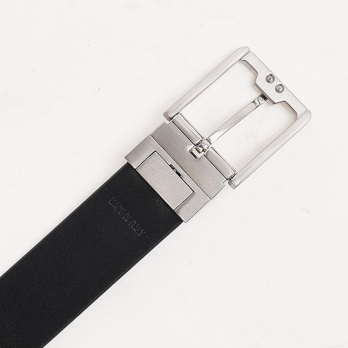 Emporio Armani Men’s Eagle Reversible Leather Belt Navy/Black