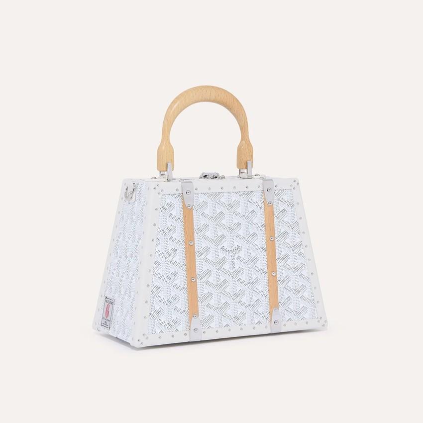 GOYARD Saigon Mini Trunk Tote Bag White Women’s SAIMA2MINTY 50CL 50P