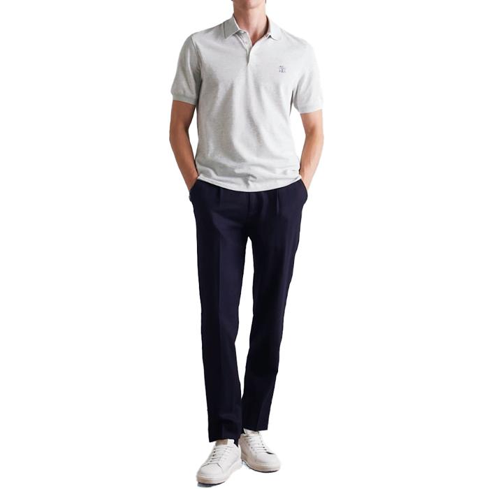 Brunello Cucinelli Polo Collar T-Shirt Mens