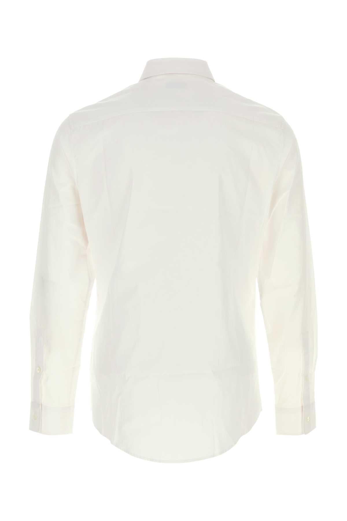 BURBERRY Long Sleeve Shirt Men FW26 White Cotton