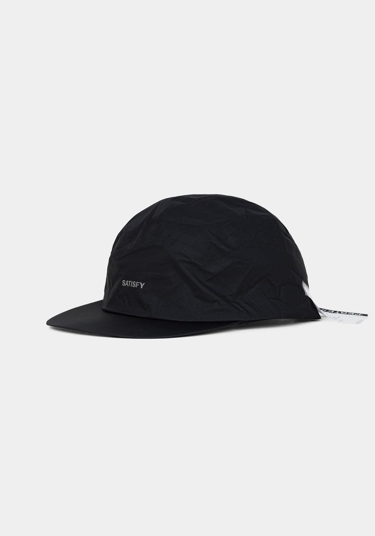 SATISFY Black Pertex 3L Rain Baseball Cap