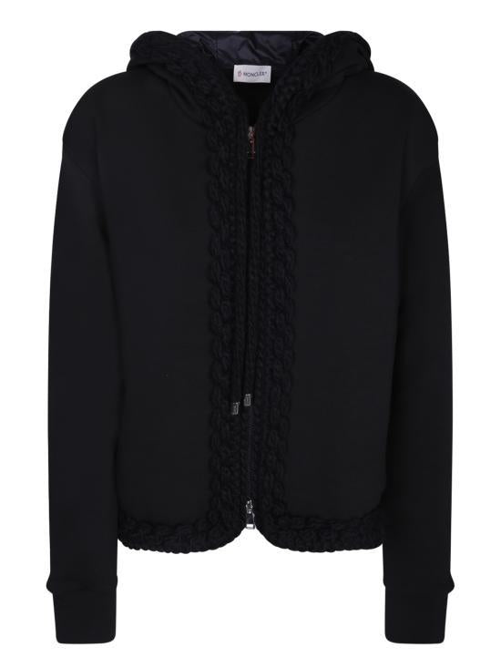 Moncler Women’s Hooded Sweatshirt 8G00026 899RB 999 BLACK DOM