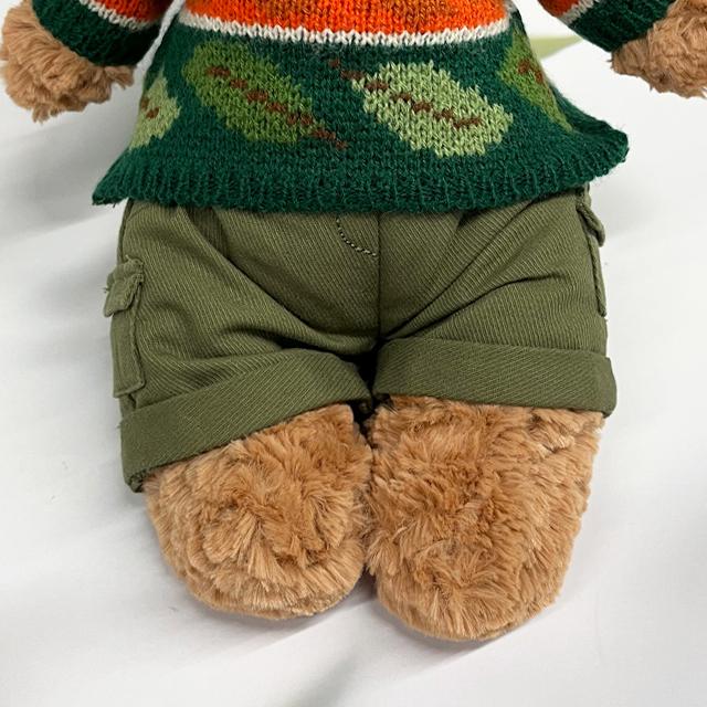 jELLYCAT Bartholomew Bear Hiking Keyring Brown Plush Accessory