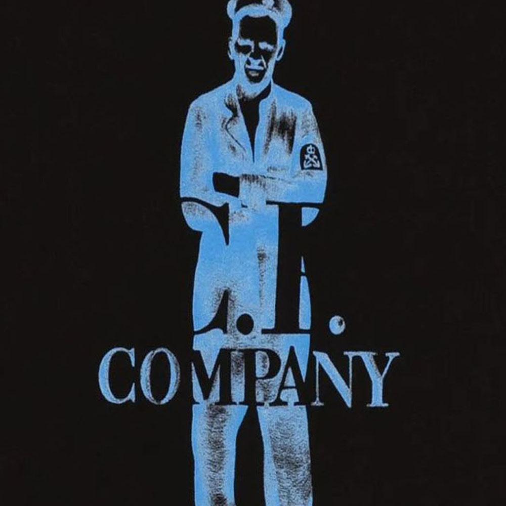 CP Company Logo Print T-Shirt for Men 18CMTS141A 005100W 999