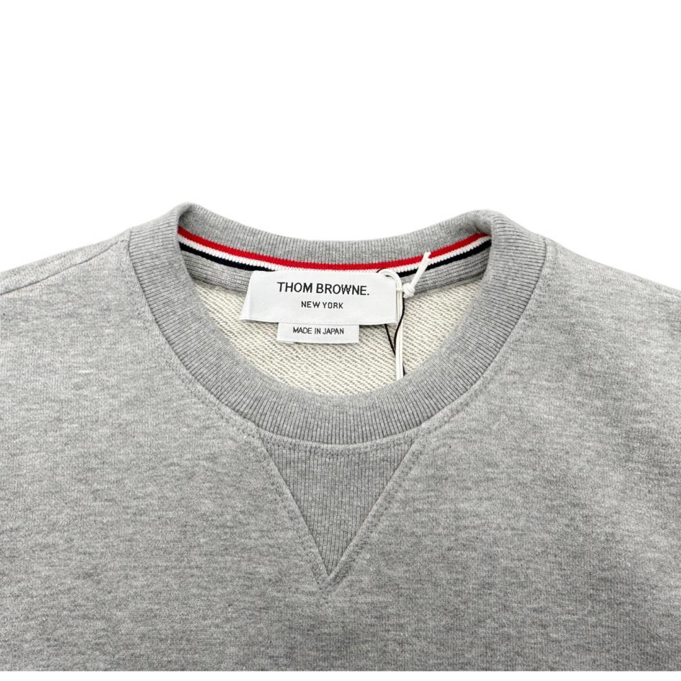THOM BROWNE Men's Diagonal Arm Stripe Crewneck Sweatshirt MJT021H 068