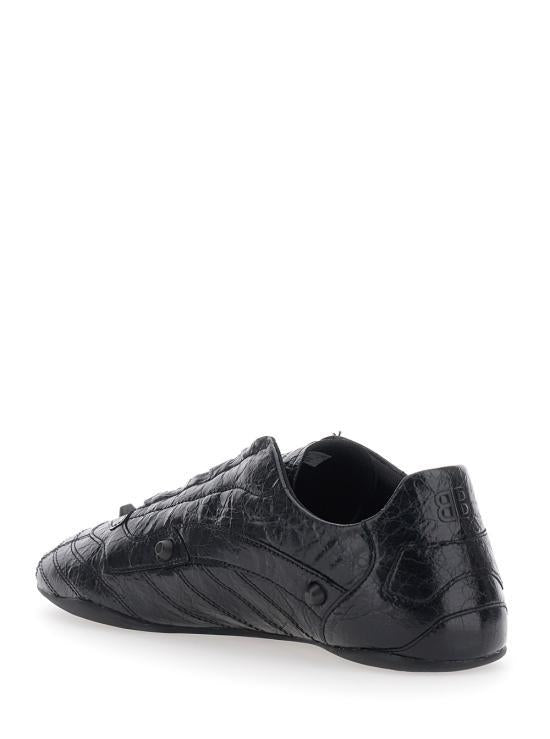 BALENCIAGA City Sneakers Black Leather Men’s Sneakers