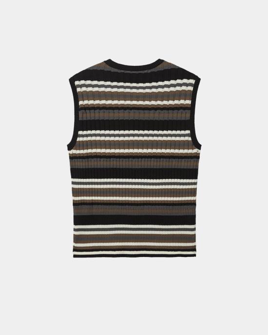 Andersson Bell Sleeveless T-Shirt for Men atb1534m BLACK GREY BROWN DOM