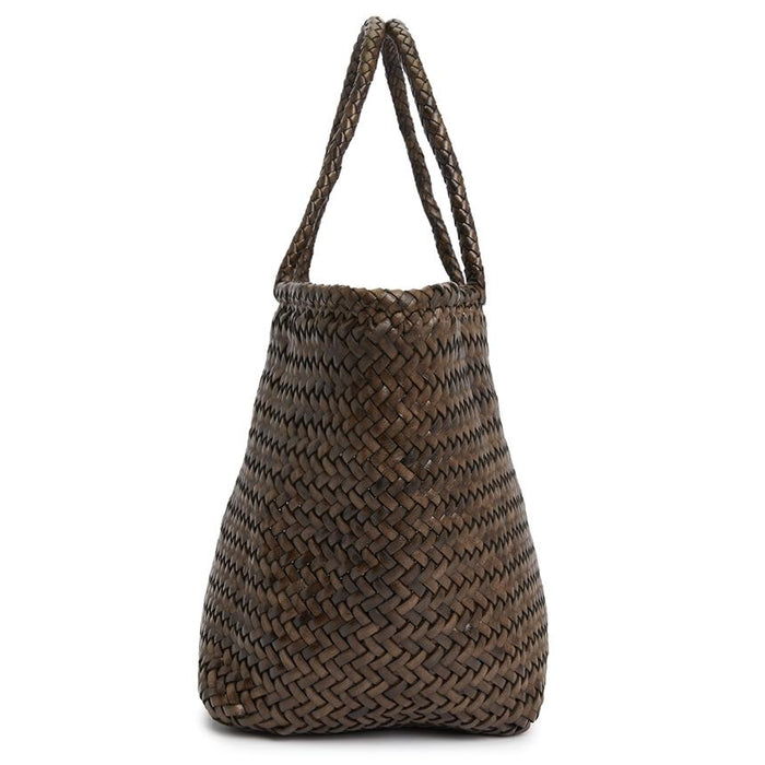 Dragon Diffusion Grace Small Women’s Basket Tote Bag DK Brown