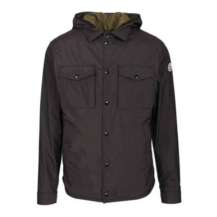 Moncler Men's Black Shirt Jacket