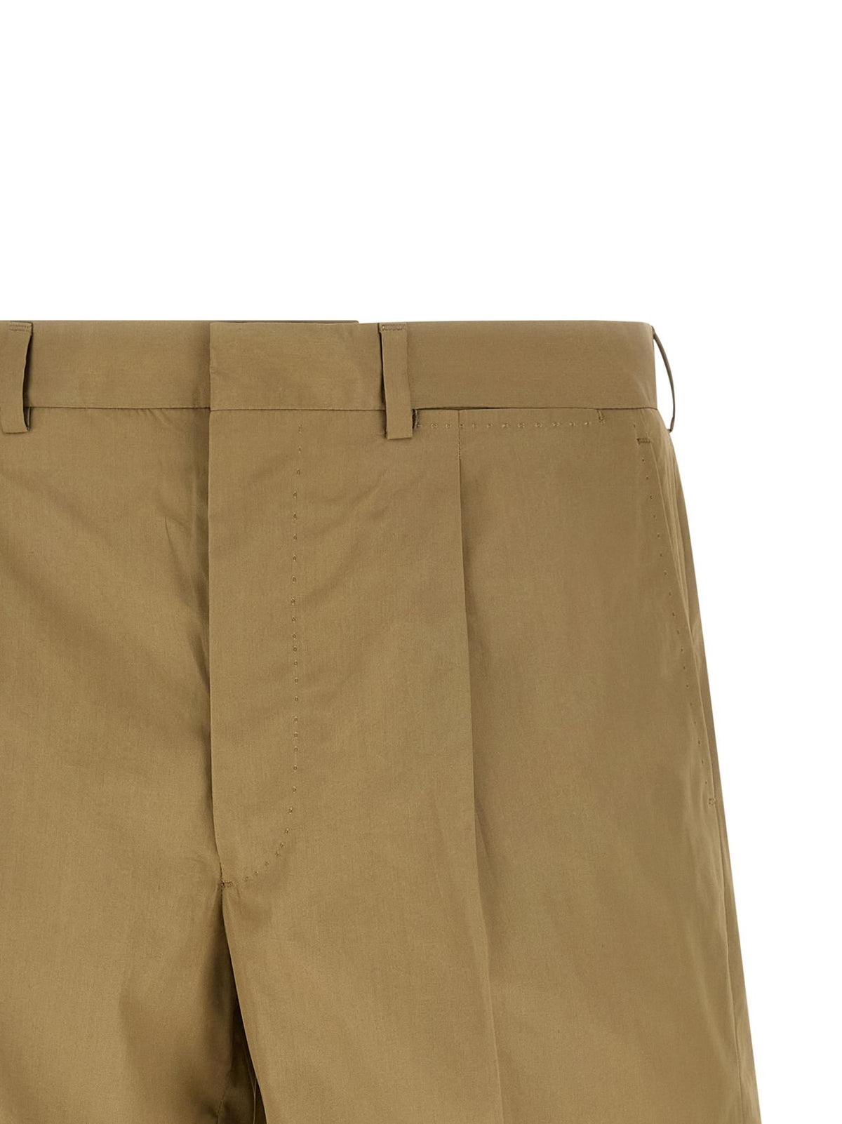 PRADA Black Nylon Drawstring Shorts for Men