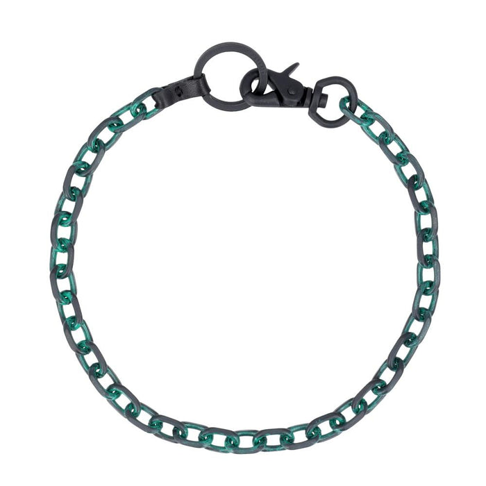 OUR LEGACY Radon Oxidized Green Brass Necklace A4258 LO