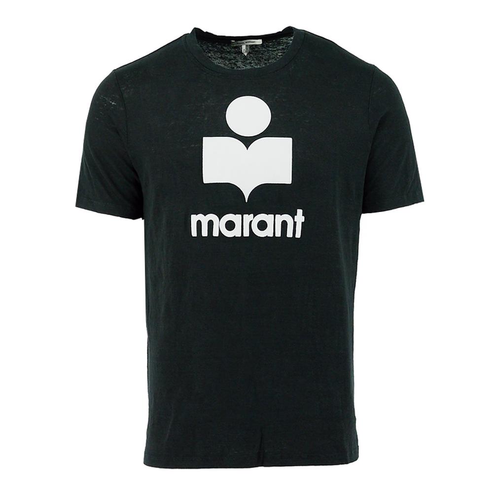 Isabel Marant KARMAN Linen T-Shirt Black Men’s