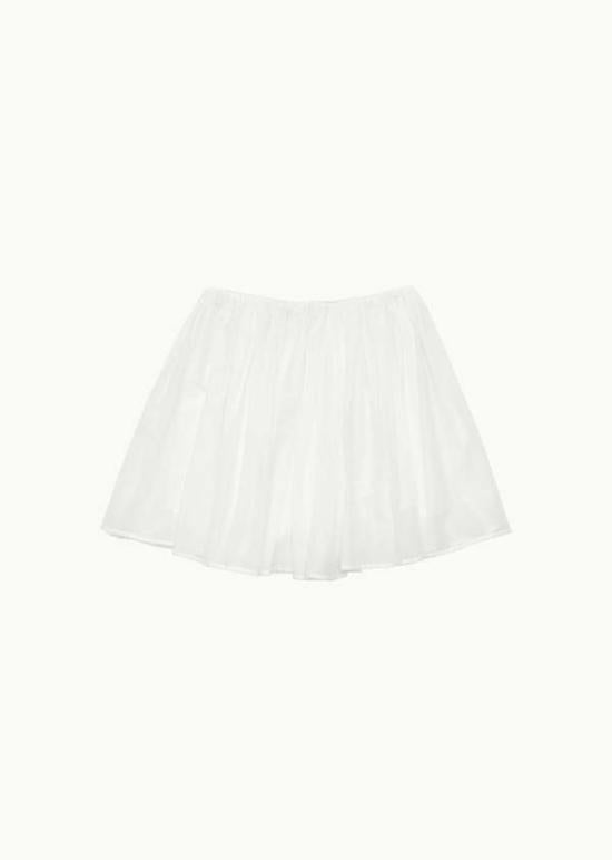 AMOMENTO White Mini Skirt AM24SSW08 PT