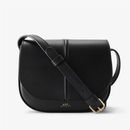 A.P.C. Betty Crossbody Bag Black Leather