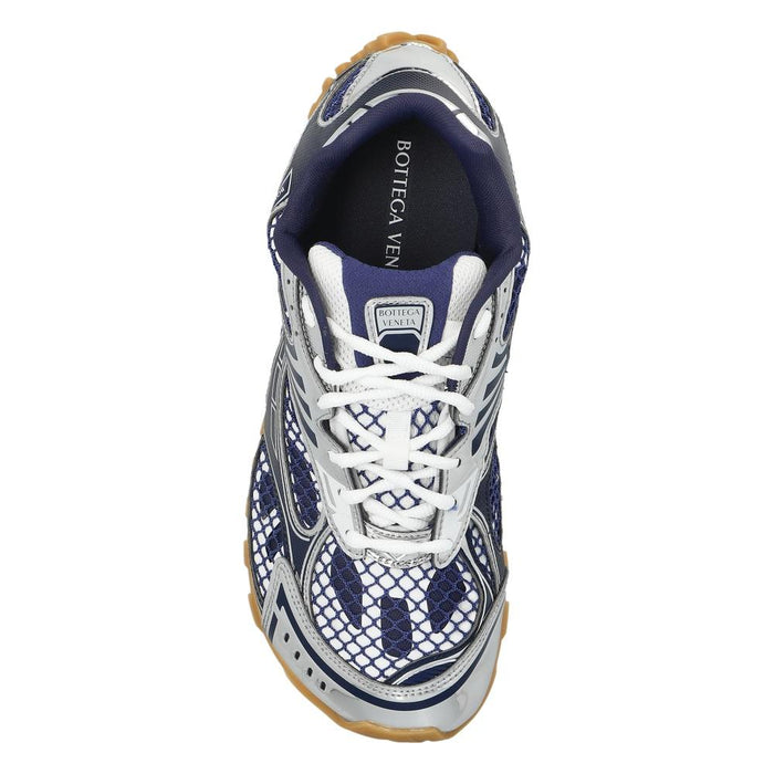 Bottega Veneta Orbit Men’s Low-Top Sneakers Navy Leather