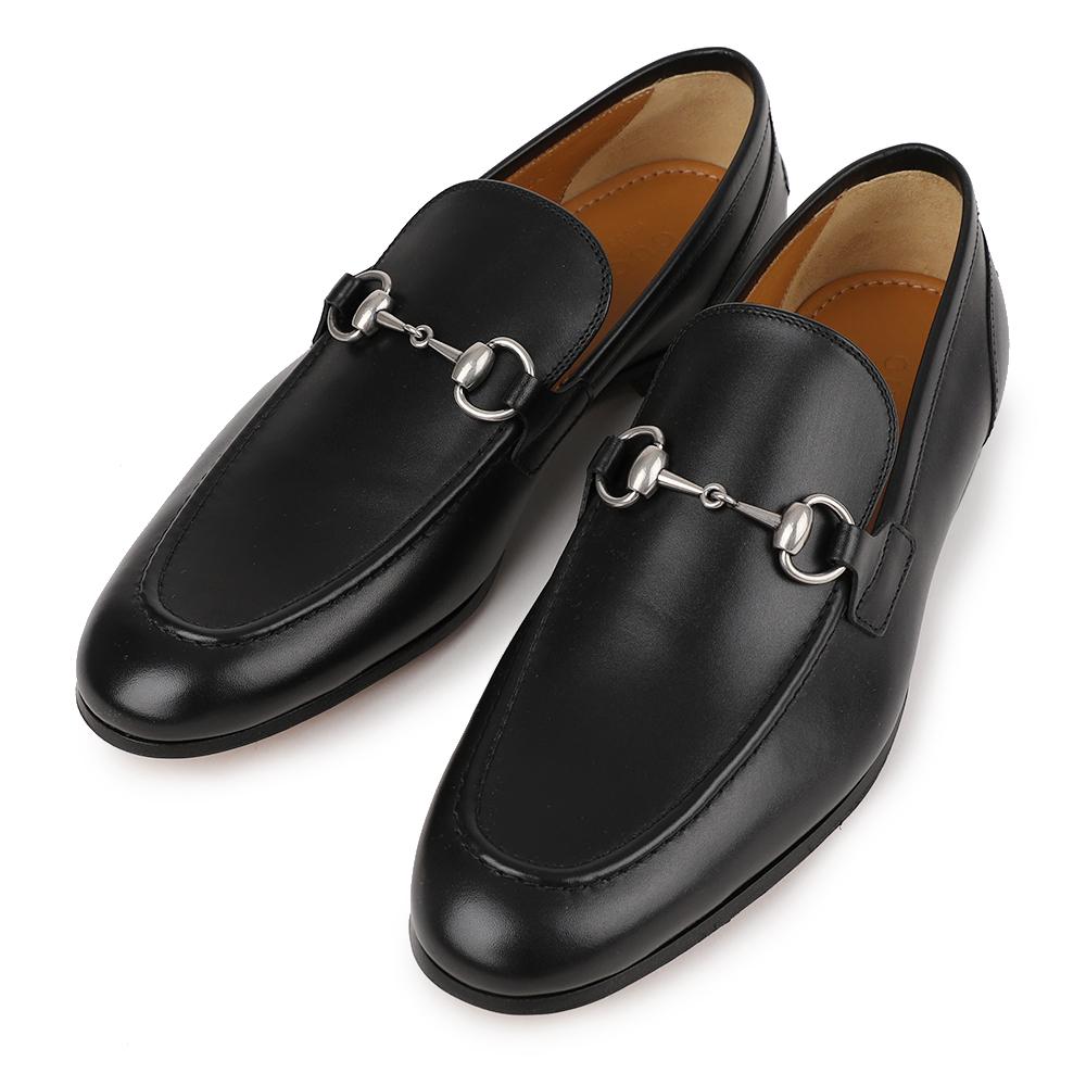 GUCCI Jordan Men’s Leather Loafers Black 834289 AADCW 1000
