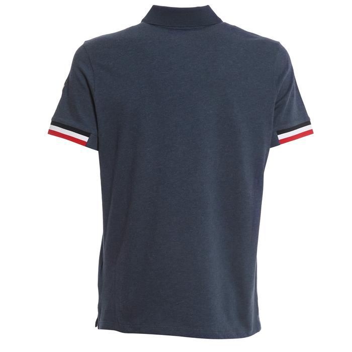 Moncler Men’s Short Sleeve Polo Shirt Navy Cotton