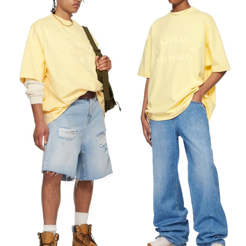 Fear of God Essentials Heavy Jersey T-Shirt Canary