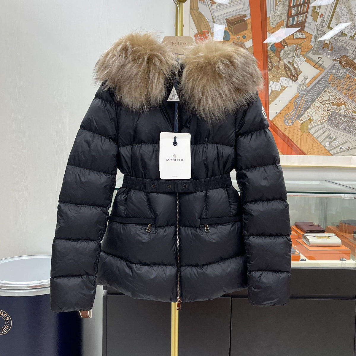 Moncler BOED Short Down Puffer Jacket Black