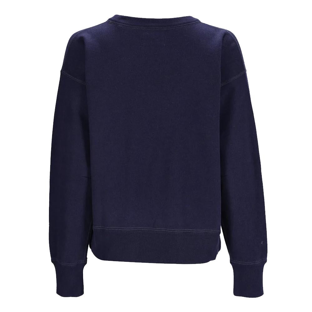 Isabel Marant Navy Fleece-Lined MOBYLI Sweatshirt