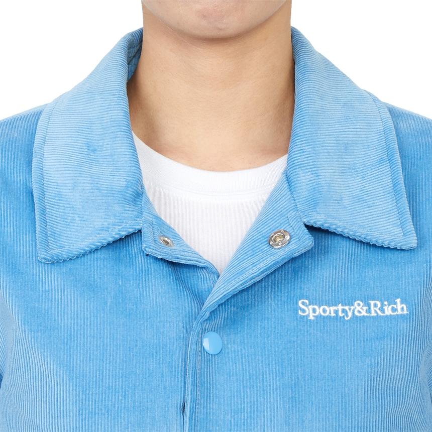 SPORTY&RICH Unisex Varsity Jacket JA761BB BABY BLUE