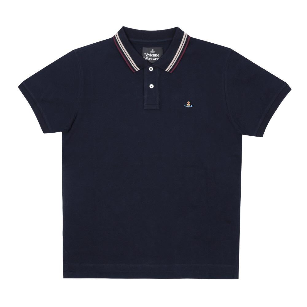Vivienne Westwood ORB Logo Classic Short Sleeve Polo T-Shirt for Men