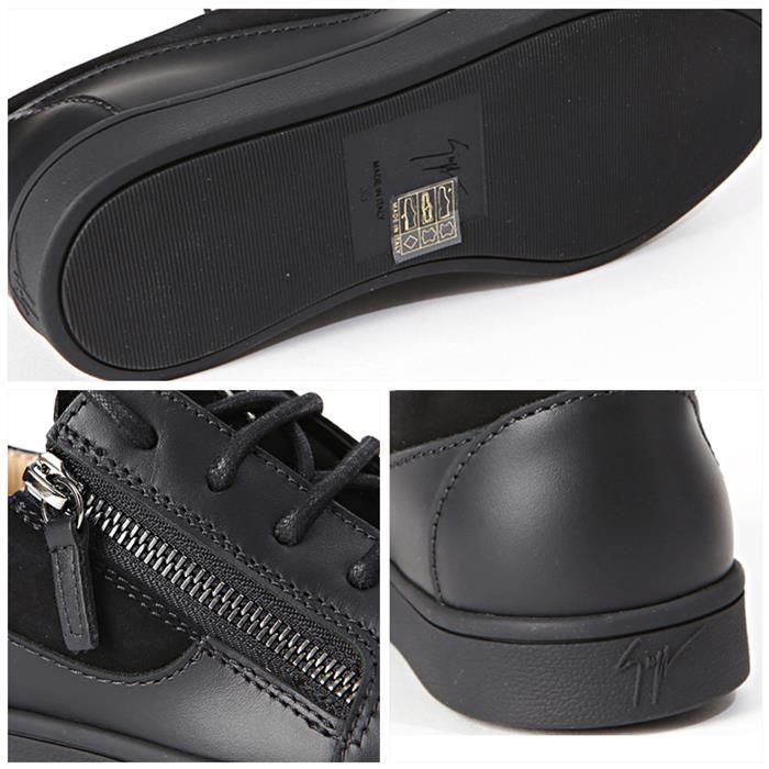 Giuseppe Zanotti Black Velvet Low-Top Sneakers RW70002 NERO
