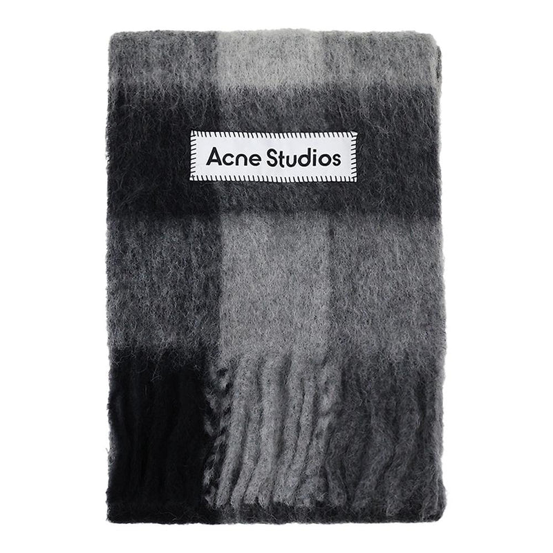 Acne Studios Mohair Check Unisex Scarf
