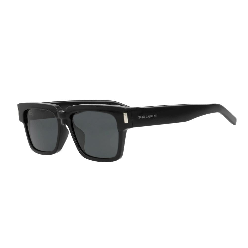 Saint Laurent Black Square Wellington Sunglasses Asian Fit Men SL 732F VADIM 001