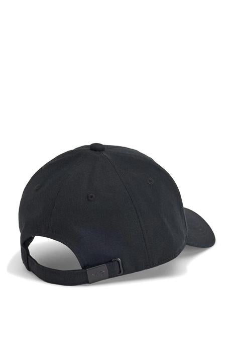 Y-3 Black Cotton Logo Baseball Cap