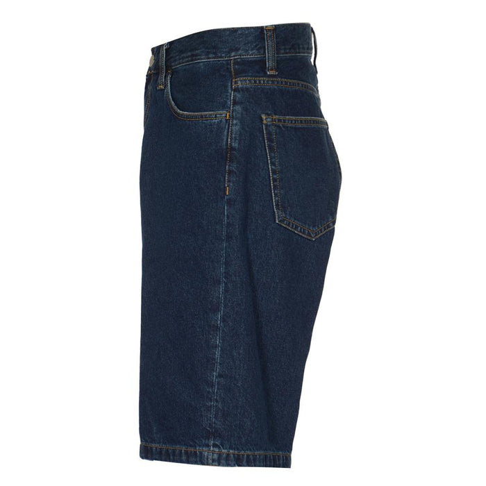 Carhartt LANDON Logo Patch Denim Shorts for Men I030469 0106