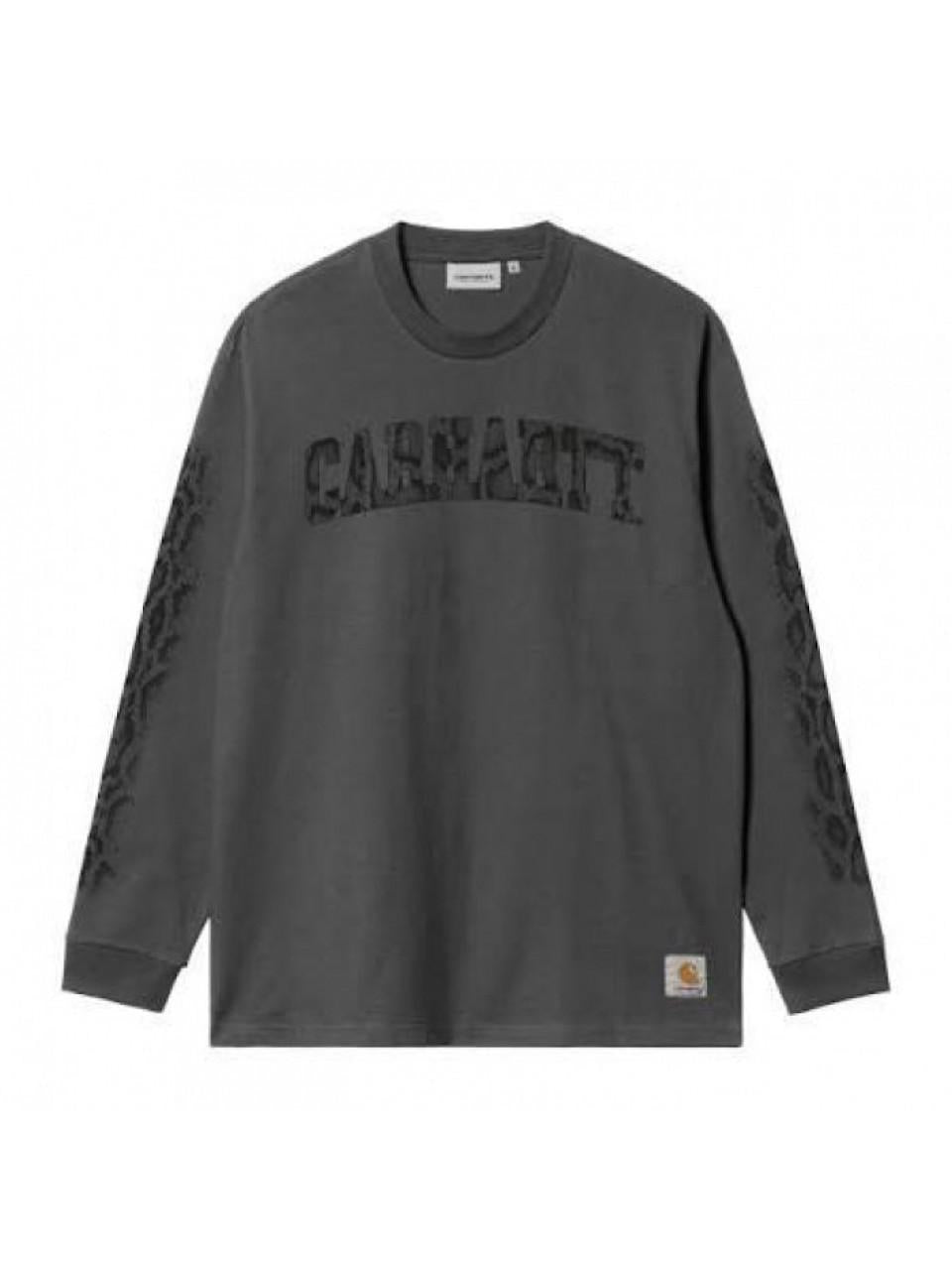 CARHARTT WIP Camo Snake Long Sleeve T-Shirt I036387 89GD