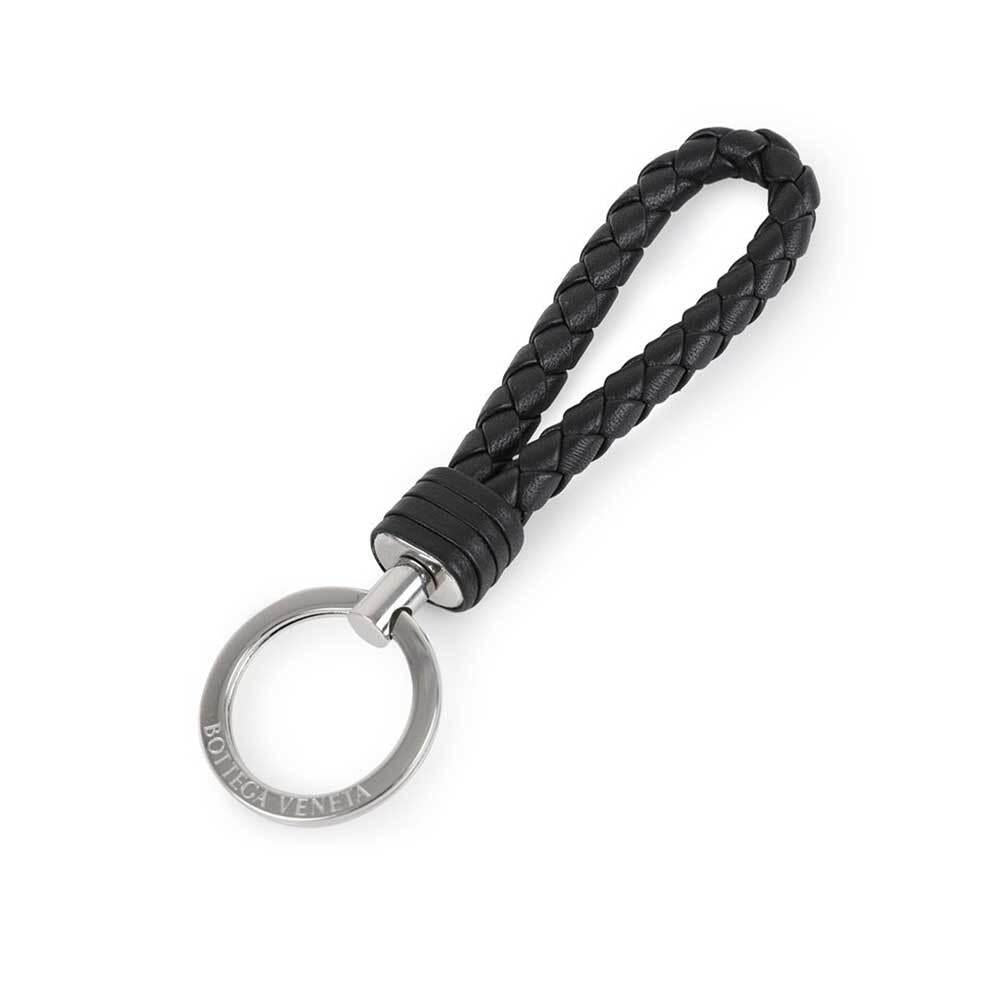 Bottega Veneta Intrecciato Leather Keyring Keychain