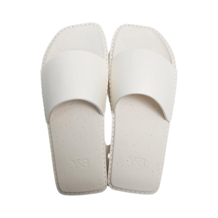Y-3 Unisex White Water Slide Slippers FZ6424