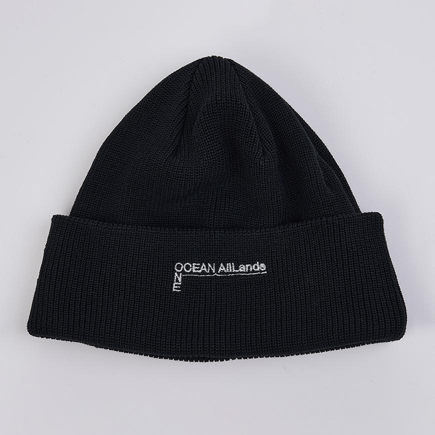 nanamica Unisex Knit Beanie Cap S25FP017E K