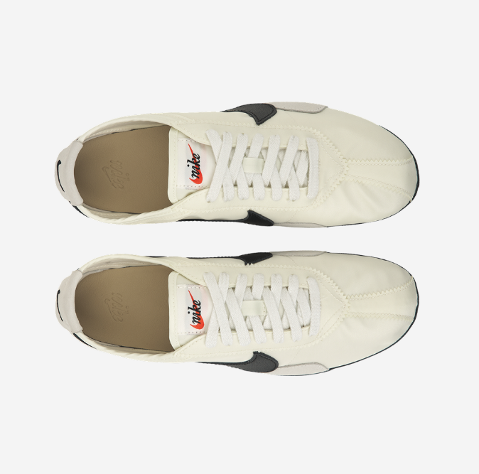 Nike Moon Shoe Soft Pearl and Black Low-Top Sneakers