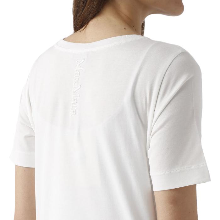 Max Mara QUITO Embroidered Logo V-Neck Short Sleeve T-Shirt 007